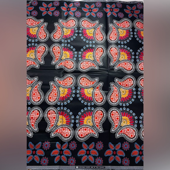 African Print Ankara Multicolor Cotton Fabric - Picture 2 of 2